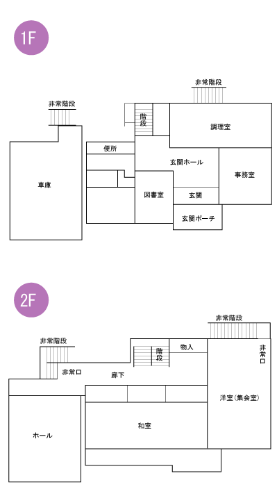興東公民館 平面図