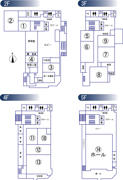 中部公民館　平面図