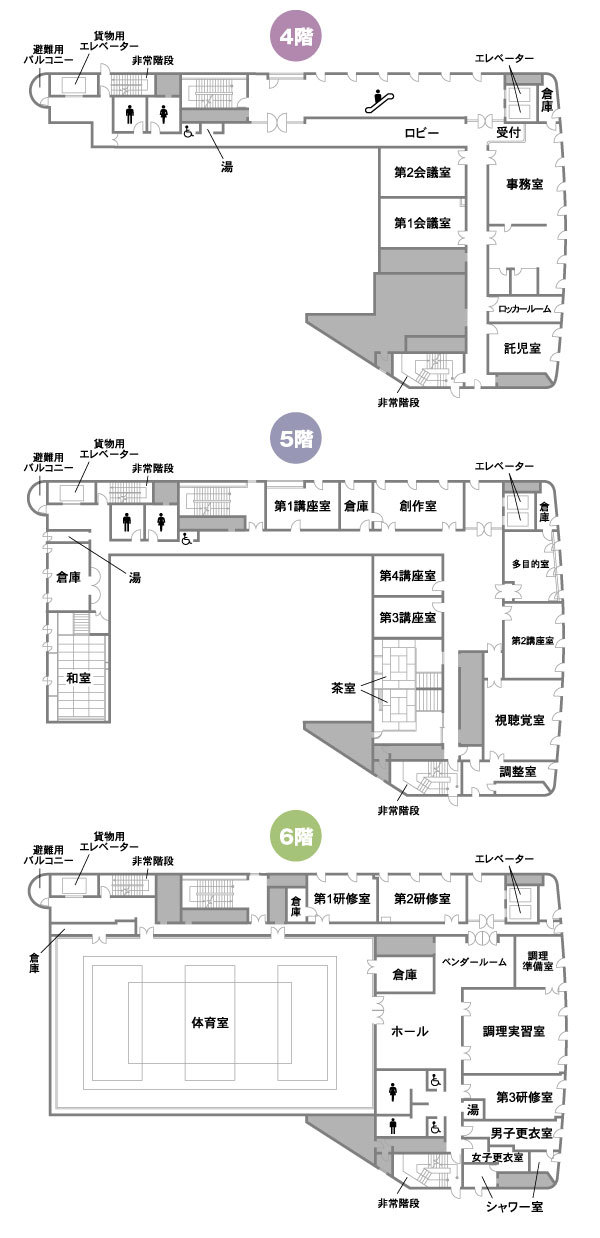 西部公民館　平面図