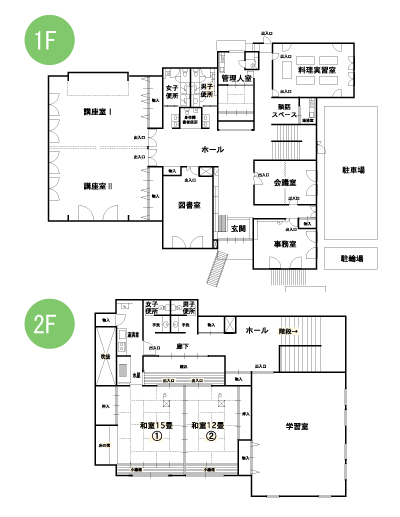 若草公民館 平面図