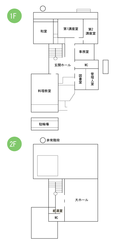 春日公民館　平面図