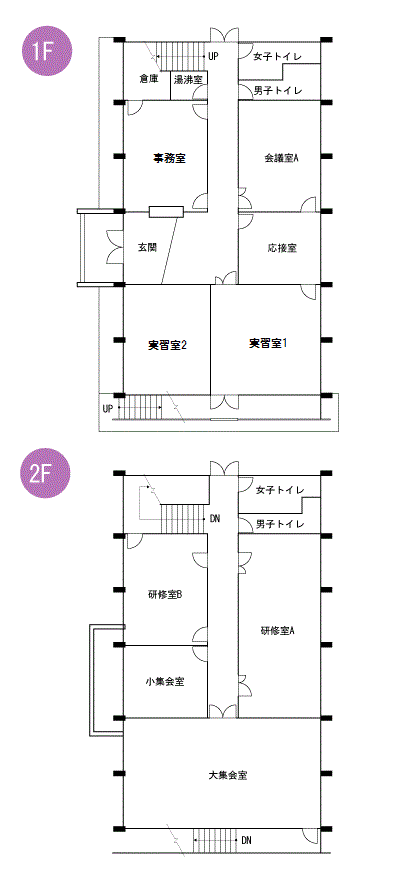 都祁公民館 平面図
