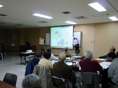 クイズで学習風景