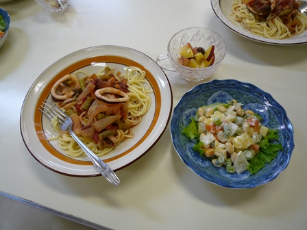 トマトスパゲティの写真