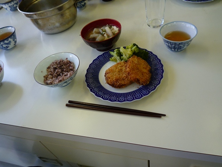 夕食の完成写真