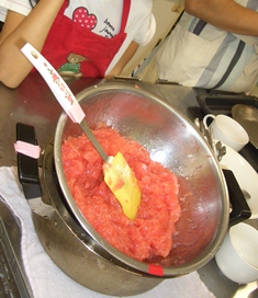 グレープフルーツのジュレ