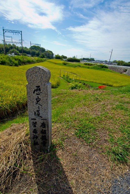 歴史の道　石標