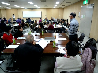 3月の様子（茶話会）