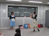 歯の磨き方のお話し中