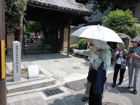 散策中