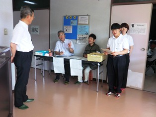 受付の様子