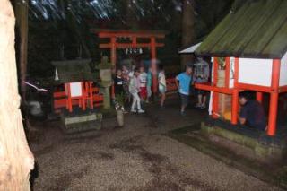 お宮さんにて