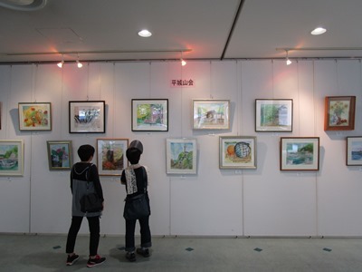 ふれあい作品展1週目の様子