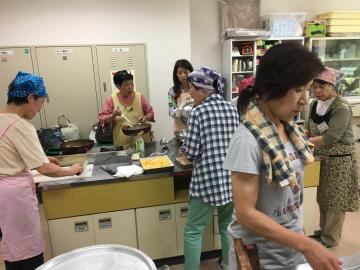 調理室の準備