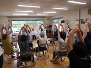 講座の様子。