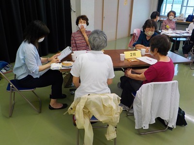 おしゃべり会の写真(2班)