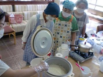 甘酒の出来上がり