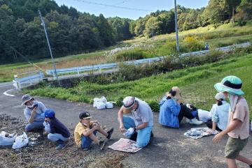 サツマイモを食べている写真