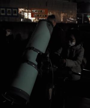 星空観察の写真