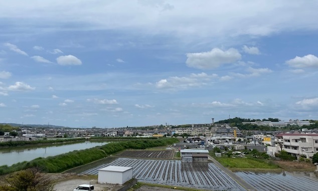 公民館北側風景