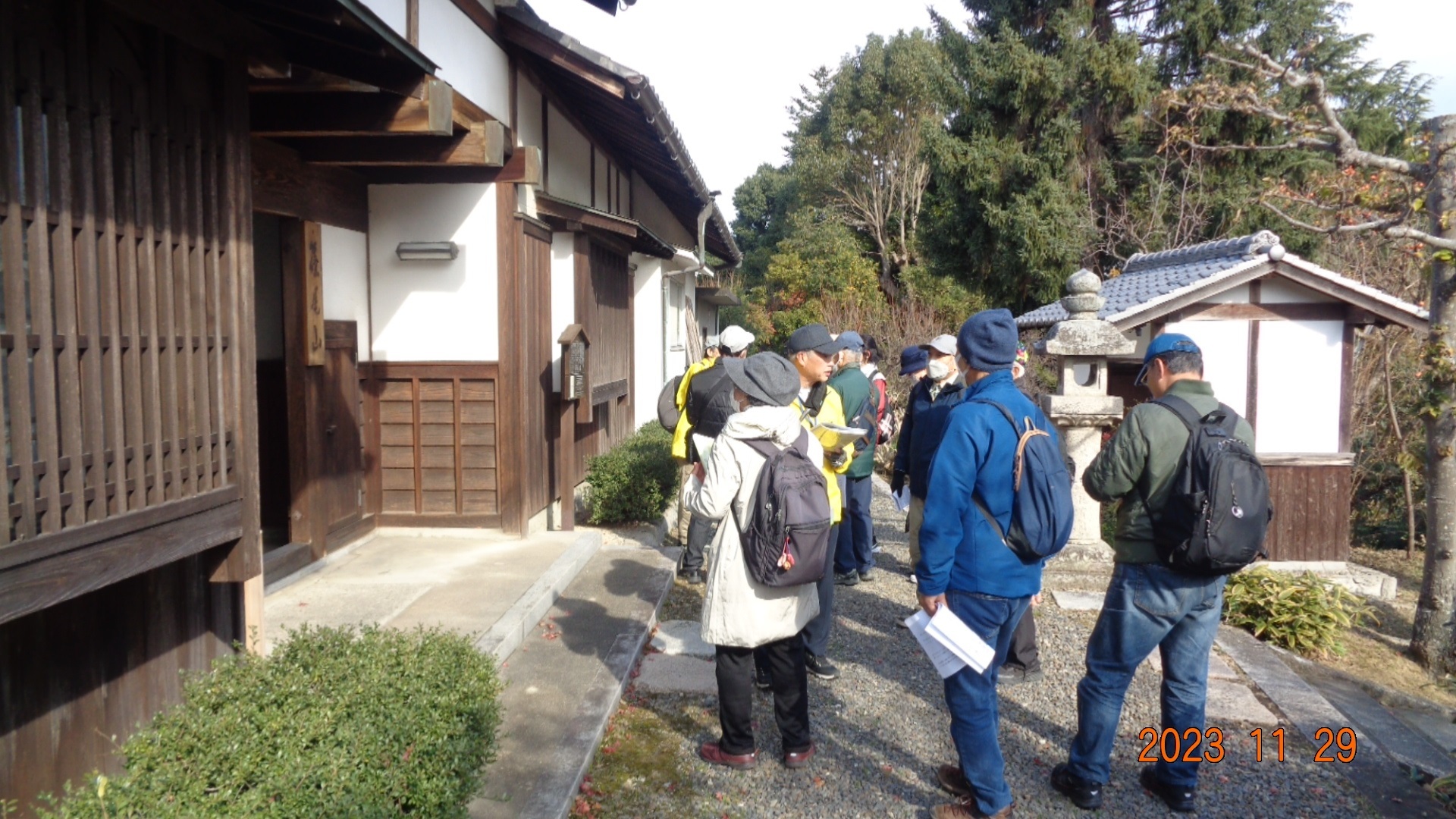 常光寺で説明