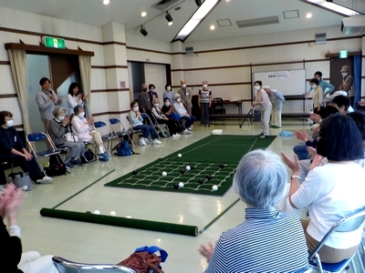 囲碁ボールに挑戦
