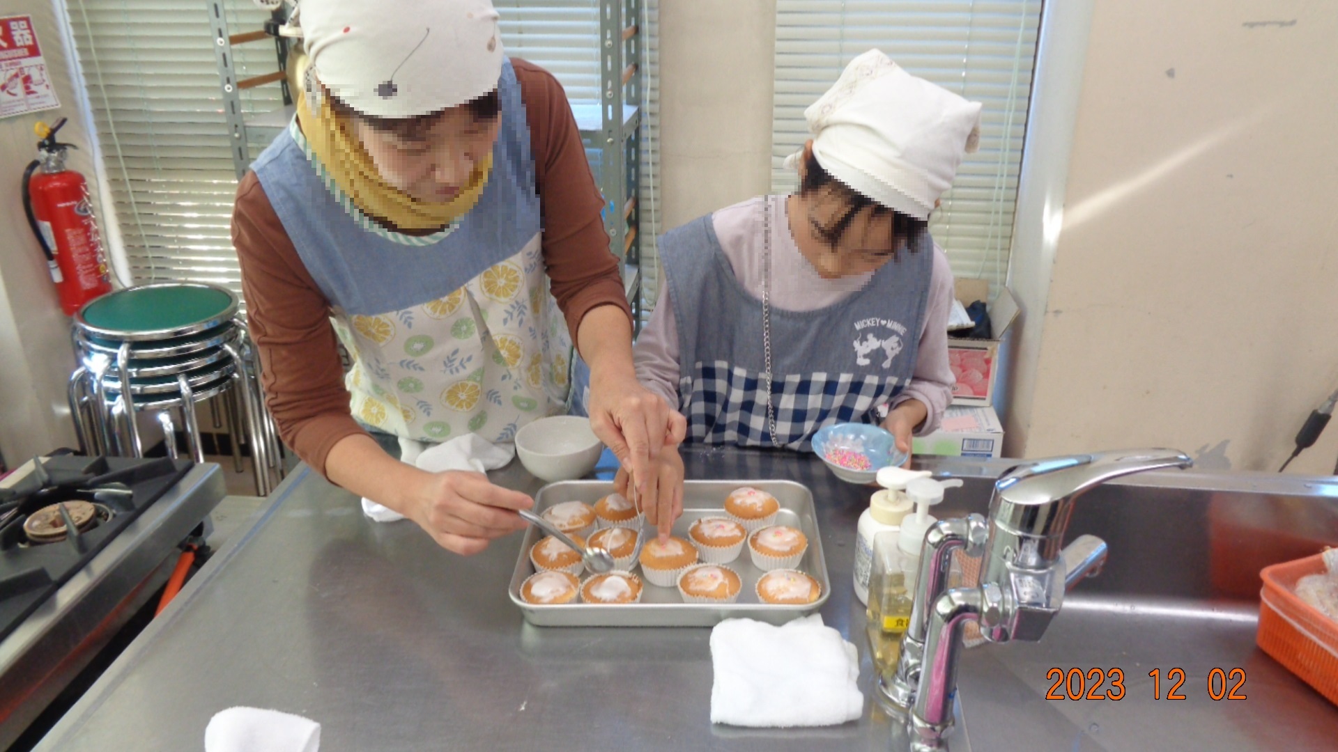 カップケーキ作り