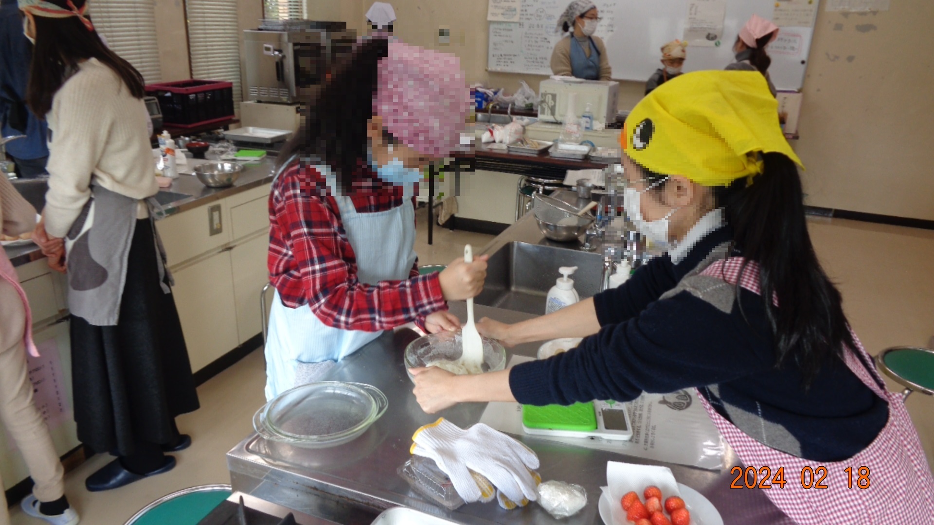 いちご大福作り