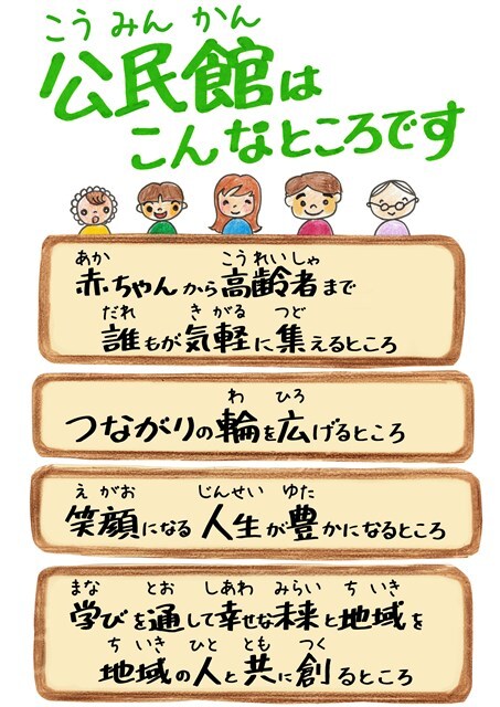 公民館はこんなところです
