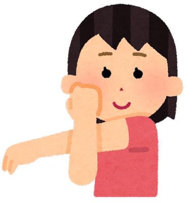 体操をする女性のイラスト