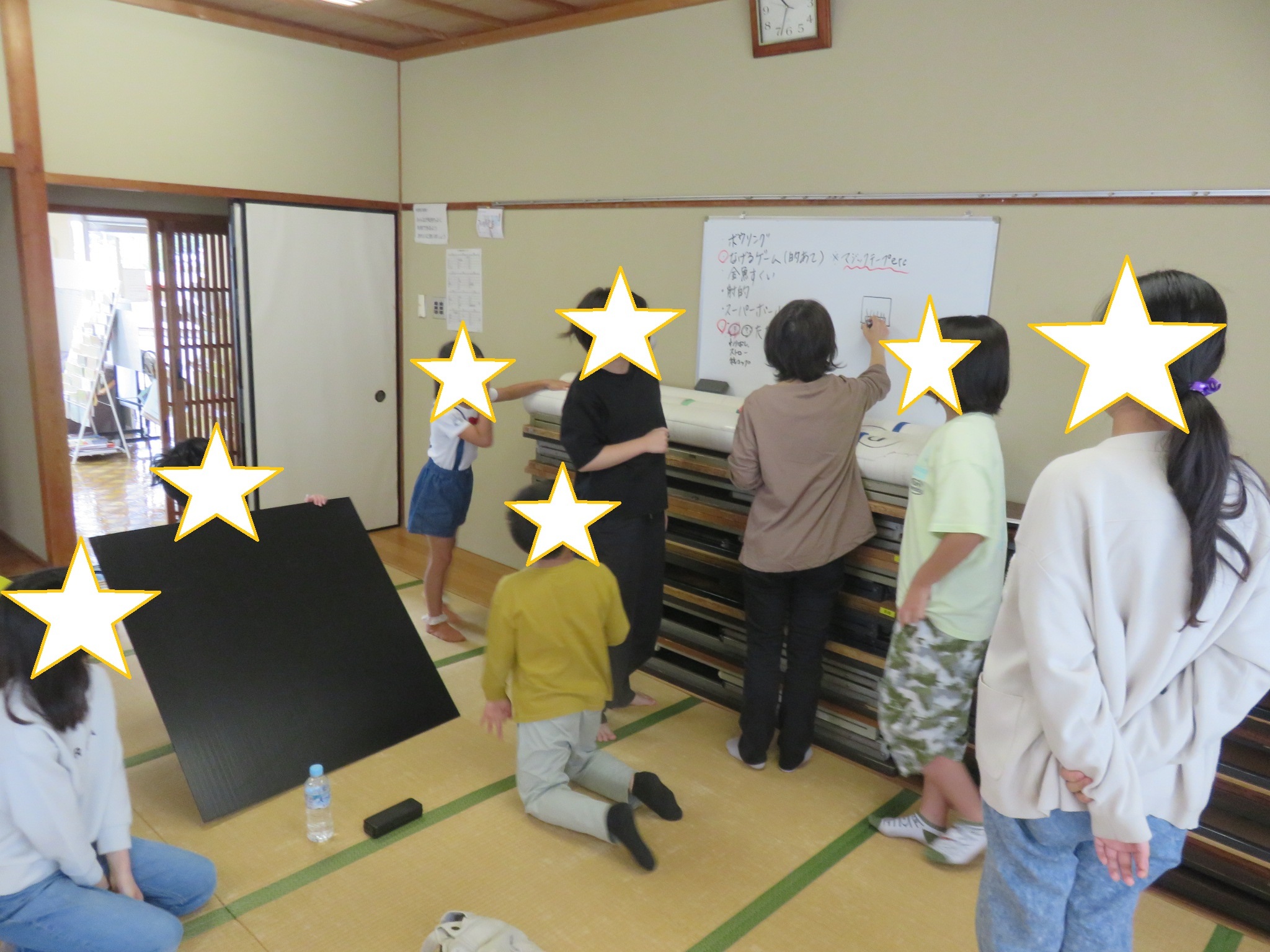 何の内容にするか話し合っている様子2